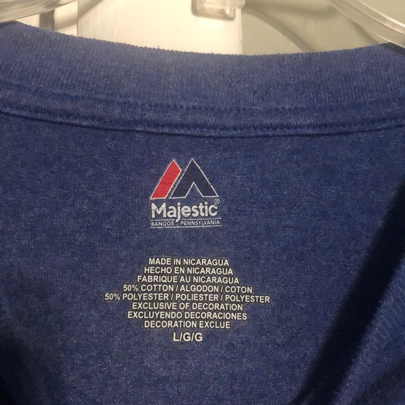 Men’s Majestic MLB Chicago Cubs T Shirt Large - Picture 2 of 2